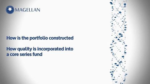 How are the Core Global and Core ESG portfolios constructed